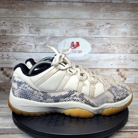 Jordan Other - Air Jordan 11 Men's Size 10.5 Retro Low "Light Bone" Snakeskin Athletic Shoes
